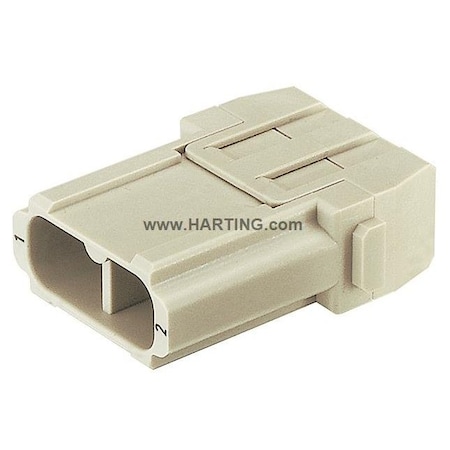 Harting Han 40A Crimp Module, Male, PK 2 09140023002